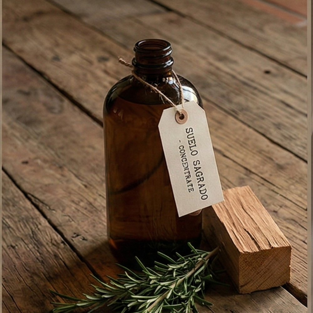 Suelo floor wash 16oz amber glass bottle