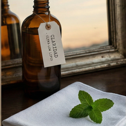 claridad glass cleaner amber glass bottle 16oz