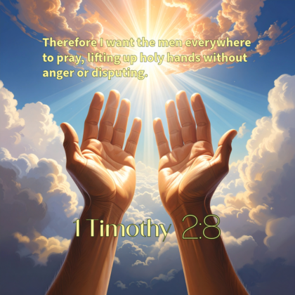 hands raised to the heavens