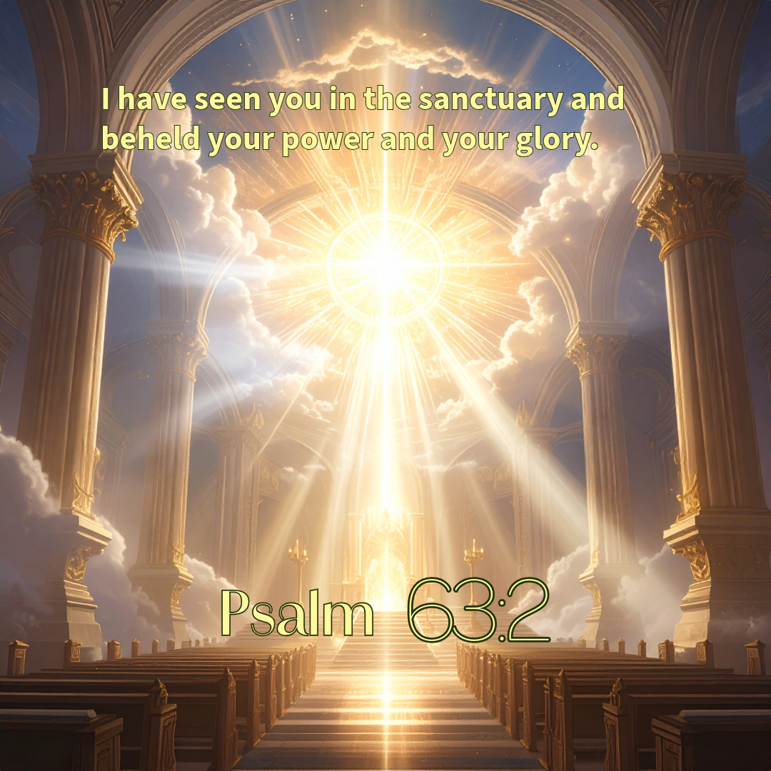 A Heavenly Light coming from a sanctuary